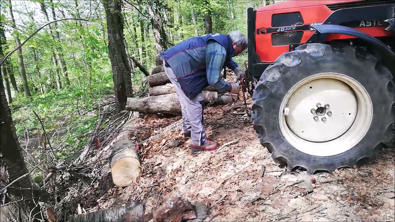 Leichtes Spiel für den Same Aster 70 Turbo Trekker im Wald