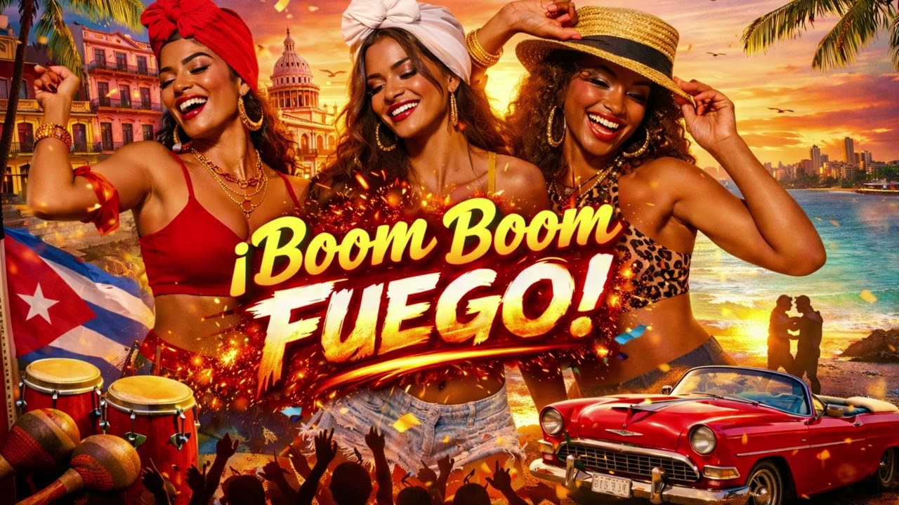 ¡Boom Boom Fuego! – Afro-Cuban Dance | Latin Pop 2026 | Havana Vibes 🔥💃