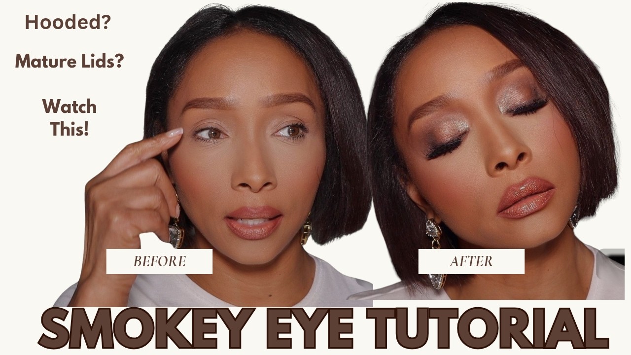 Smokey Eyes for Hooded or Mature Eyes| Easy Step By Step Tutorial | MakeUPbyKiani