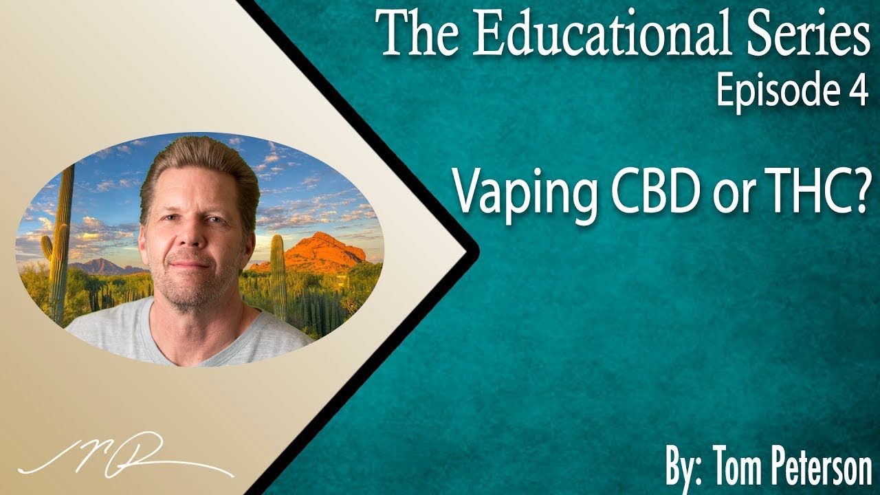 Vaping CBD or THC? Consider These Alternatives By Tom Peterson
