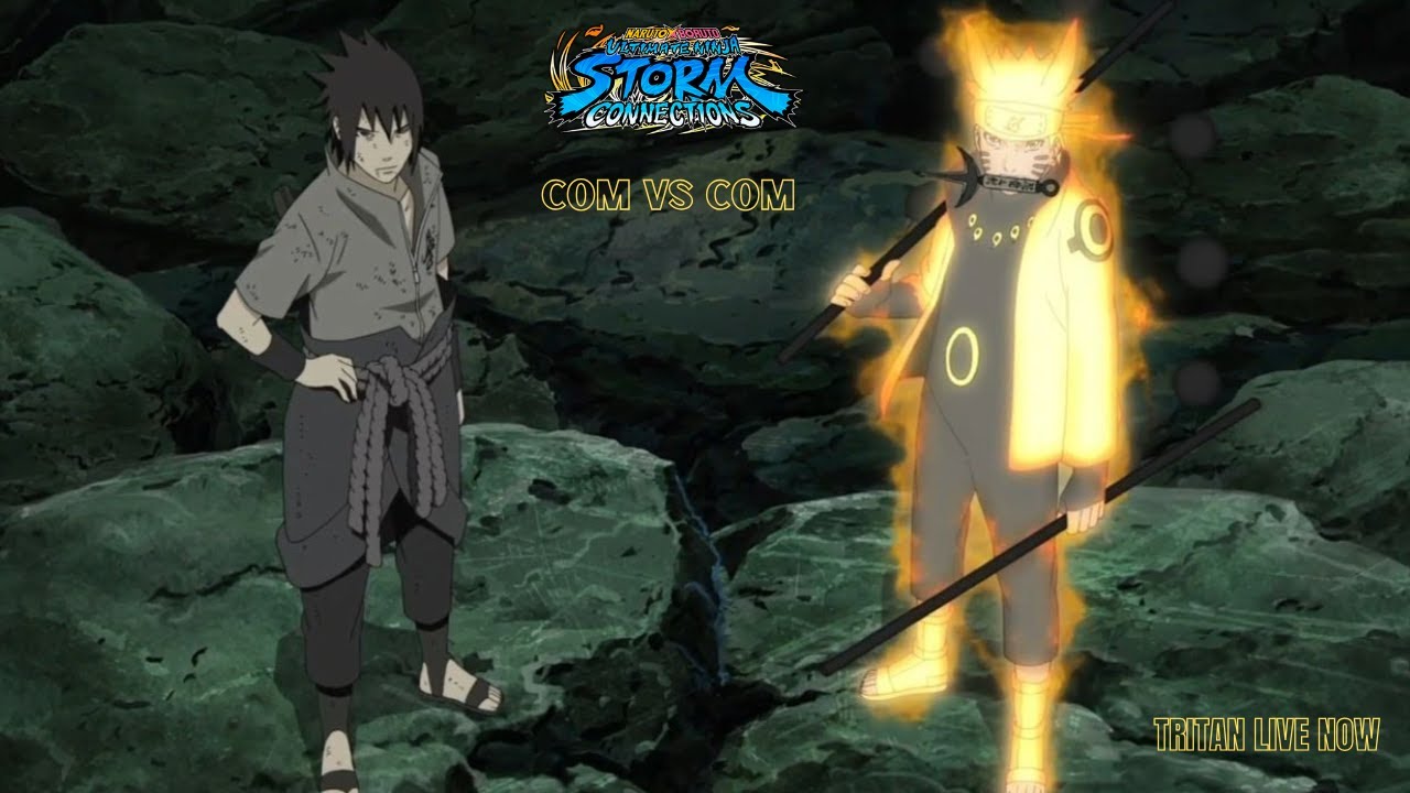 COM VS COM NGABUBURIT - NARUTO X BORUTO ULTIMATE NINJA STORM CONNECTIONS #mediashareon