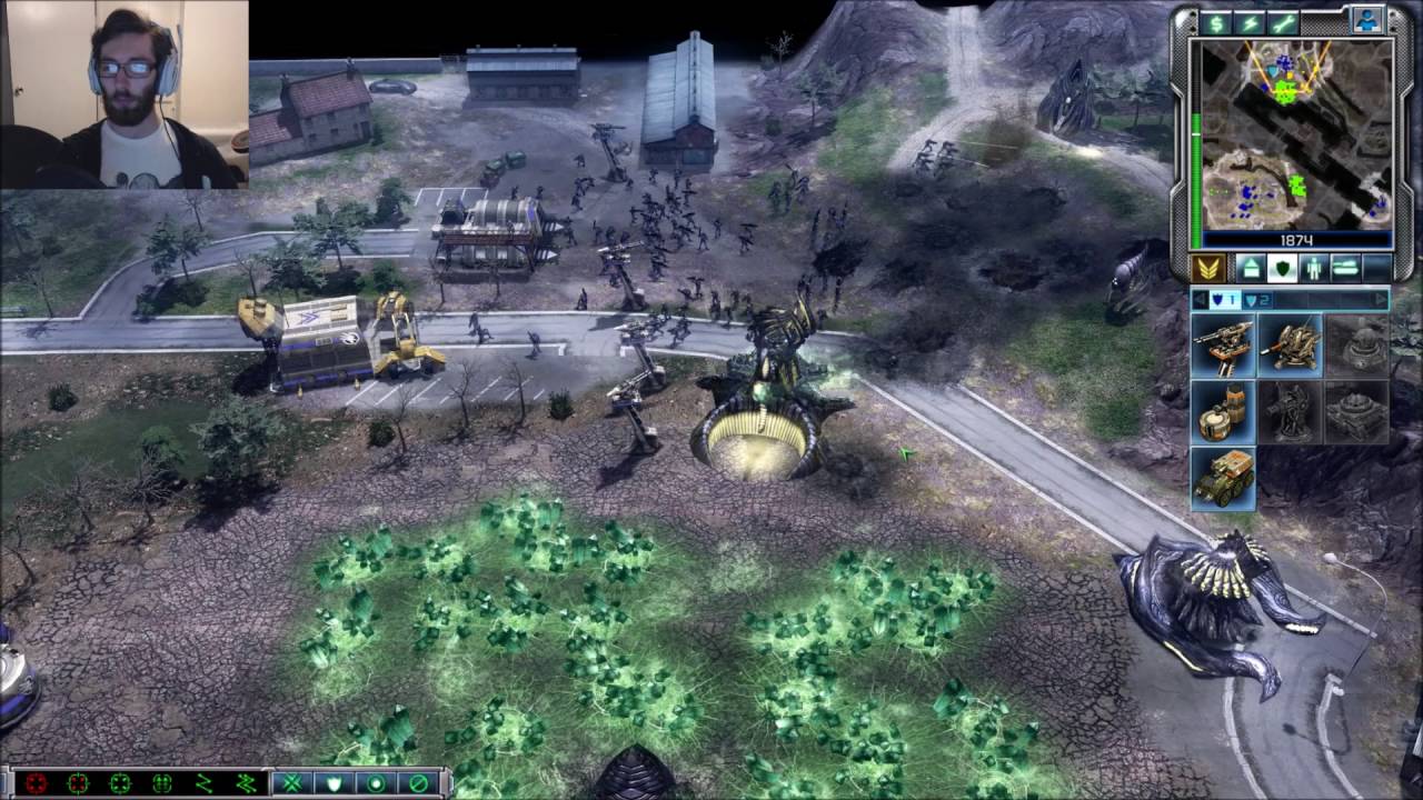 GDI против Brutal Scrin: стычка | Riverside Rumble | Игровой процесс Command & Conquer 3: Tiberiu...