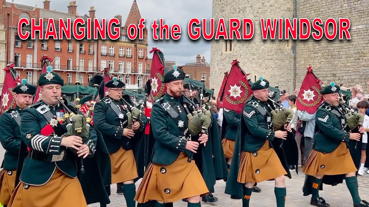 WINDSOR CASTLE GUARD Pipes of No. 12 Coy Irish Guards with 1st Battalion Grenadier Guards NEW