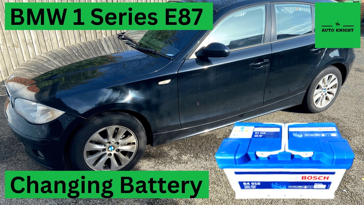 Battery Replacement - BMW 120D E87 2006