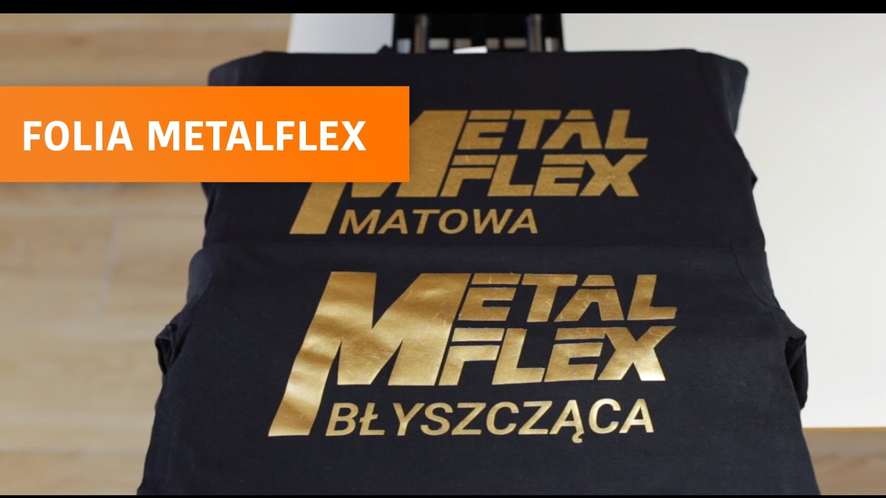 Folia Flex Sef Metalflex Gold - wygrzewanie na dwa sposoby