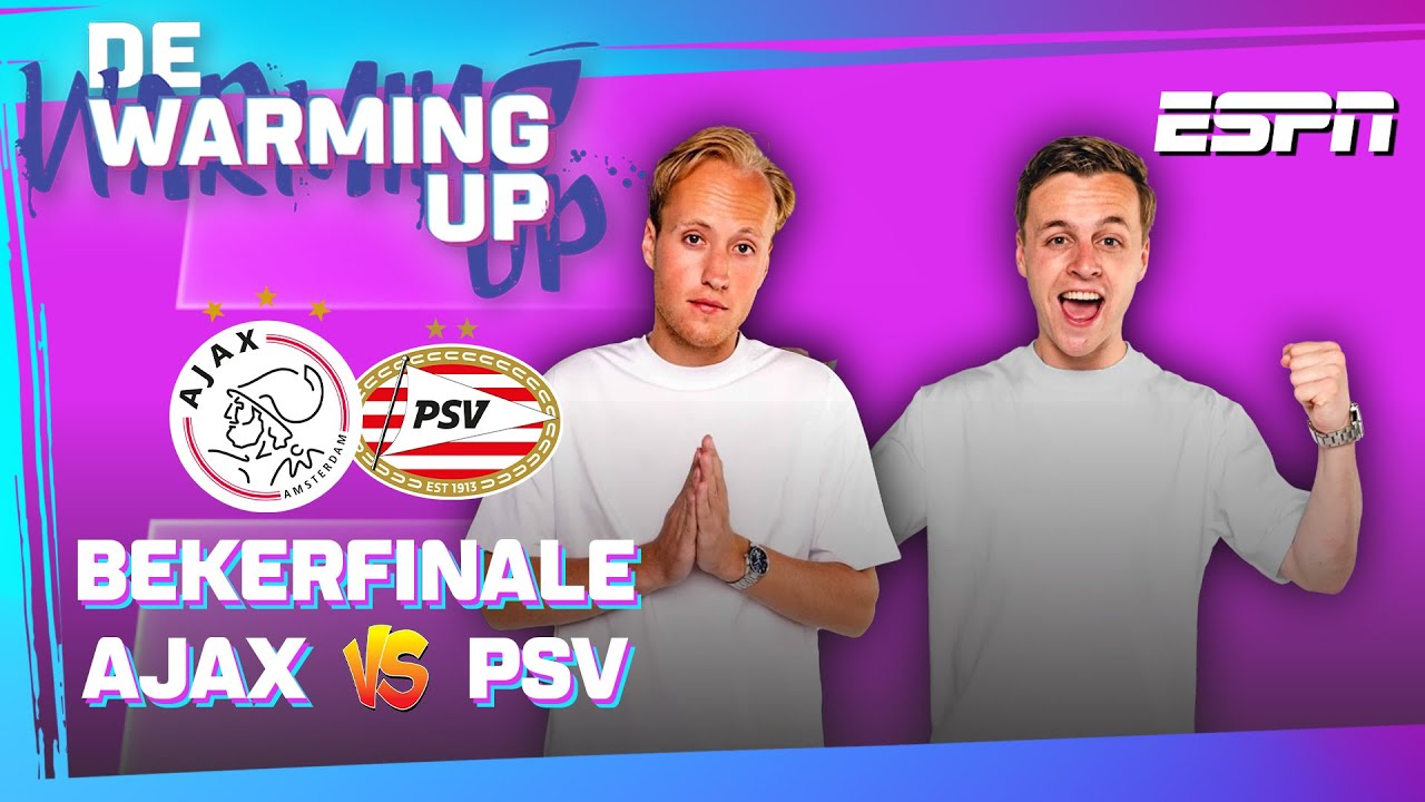 Milo & Robbie = BEKERFINALE 🏆 | De Warming Up | Wie wint de KNVB Beker?