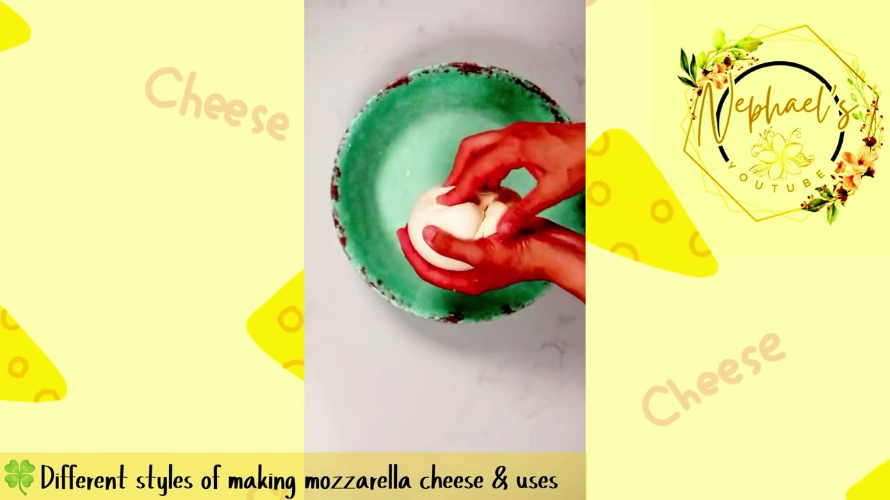 Learning How To Make Mozzarella Cheese At Home #mozarellacheese 