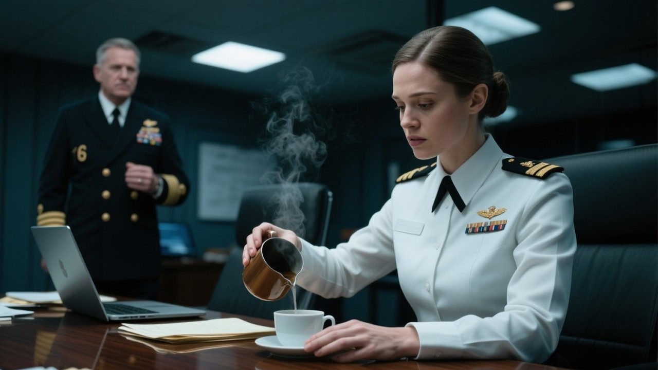While She Quietly Poured Coffee, the Admiral Revealed Her Call Sign—Silence Crashed Over the Room