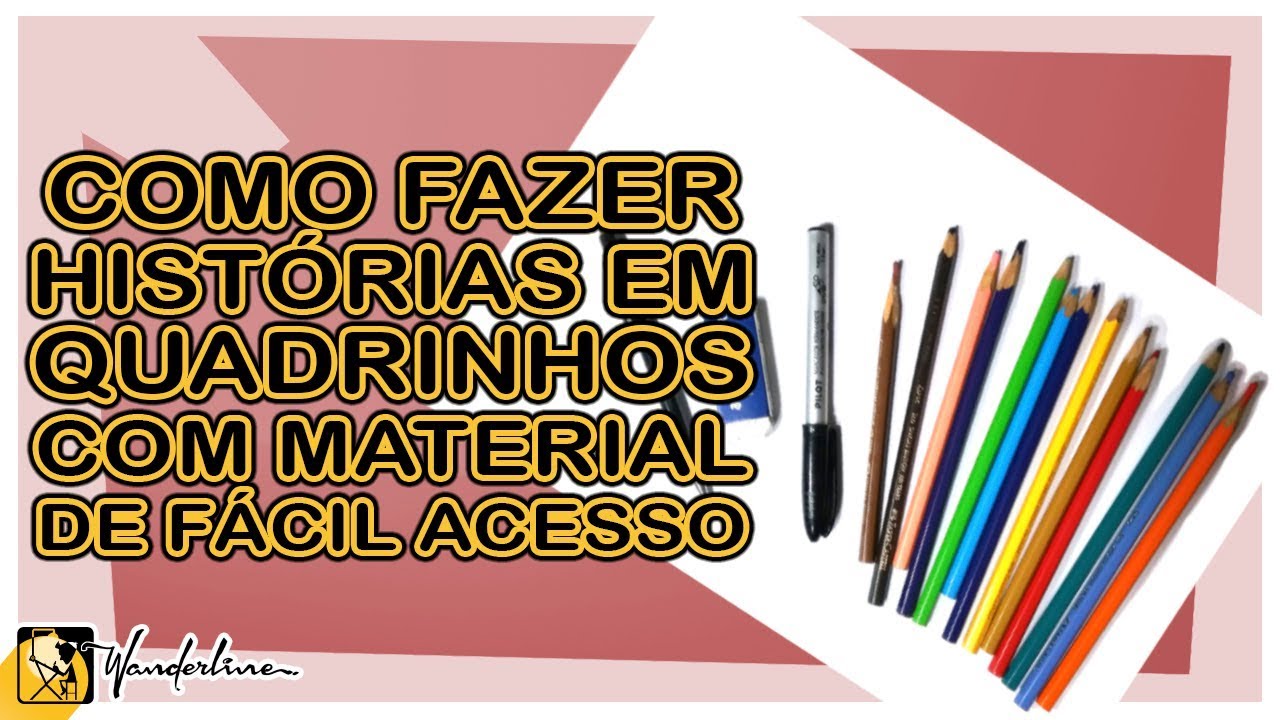 como fazer uma hq usando material de fácil acesso