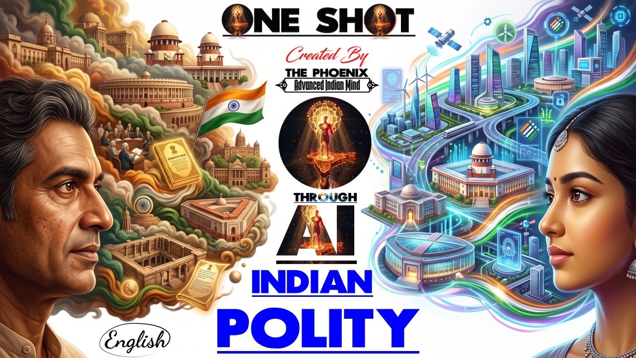 [ENGLISH] Complete Indian Polity Like Never Before! AI Animation Crash Course for SSC, UPSC 2026