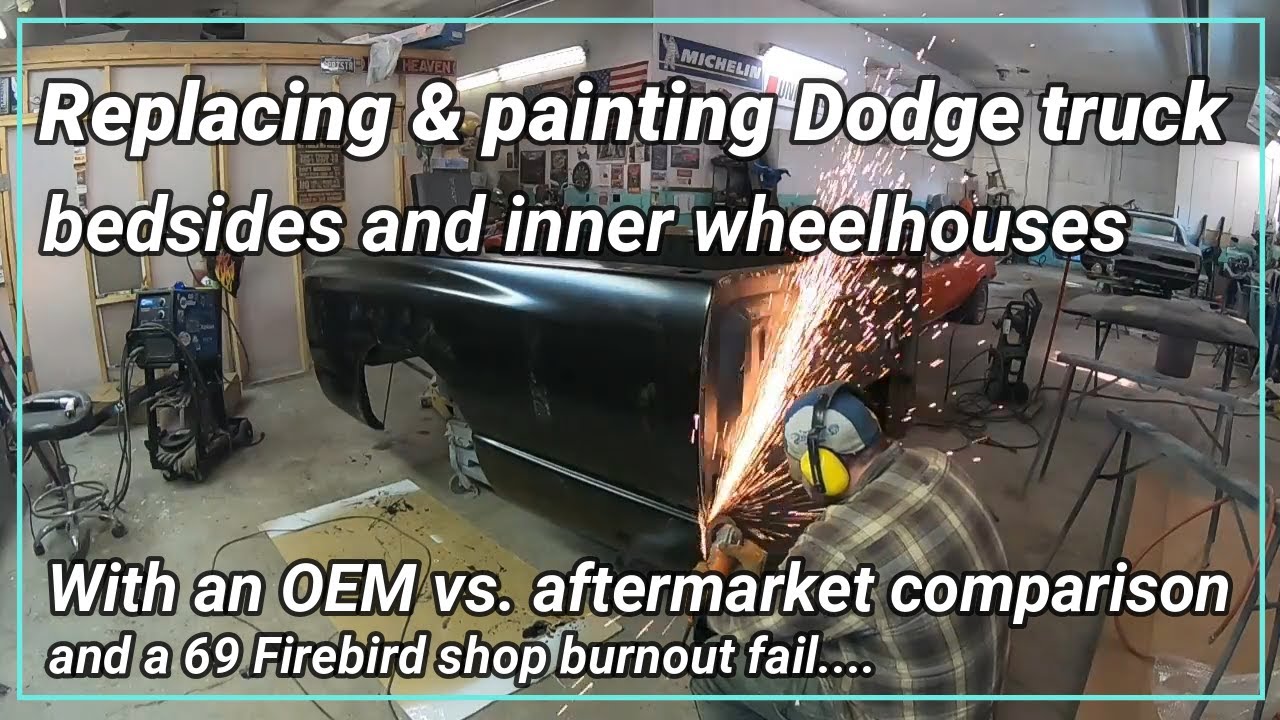 Dodge truck bedside and inner wheelhouse replacement