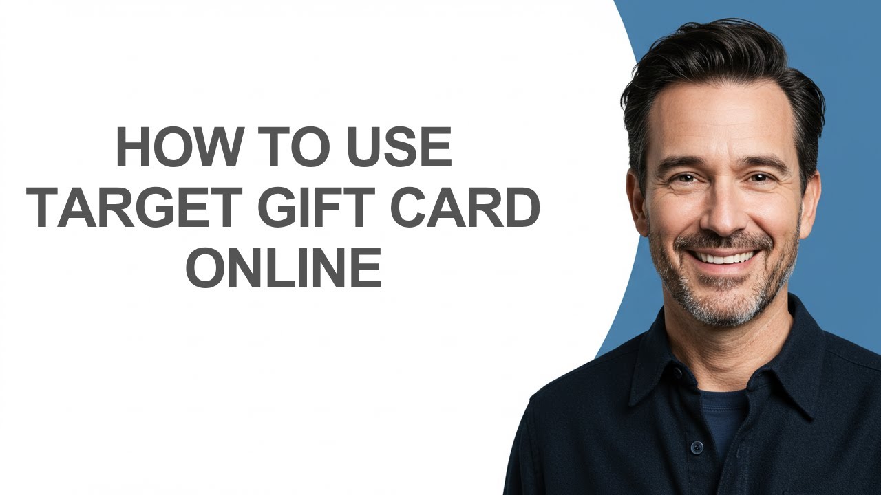 How To Use Target Gift Card Online - KevinHowTo