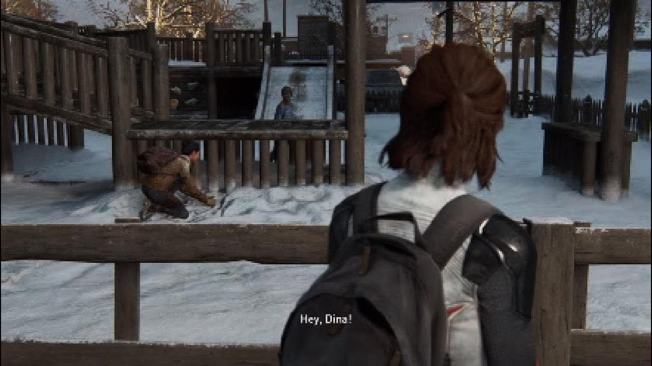 Dina's age confirmed via cinematic description?