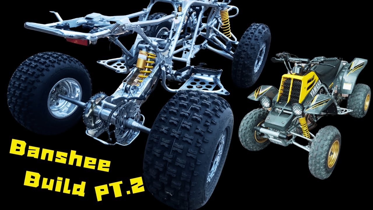 Yamaha Banshee Build. Assembling the Rear End