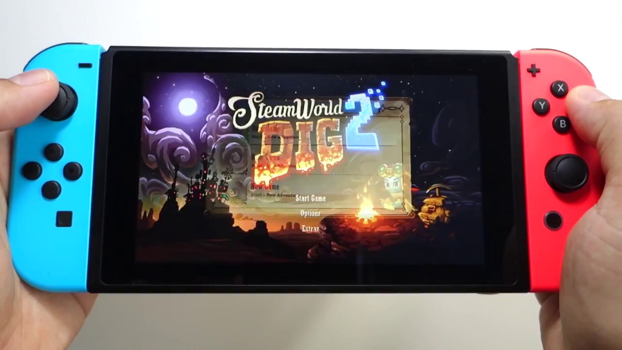 SteamWorld Dig 2 Nintendo Switch gameplay