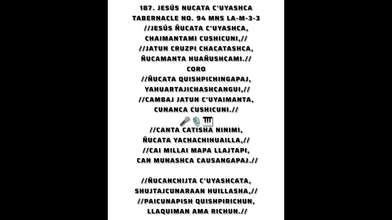 #JESUS ÑUCATA CUYASHCA #SALMISTA IGNACIO CSIZAGUANO 