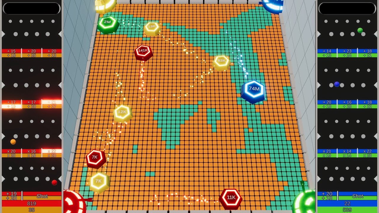 Multiply X Territory War : Team #2v2 - Marble Race in Unity