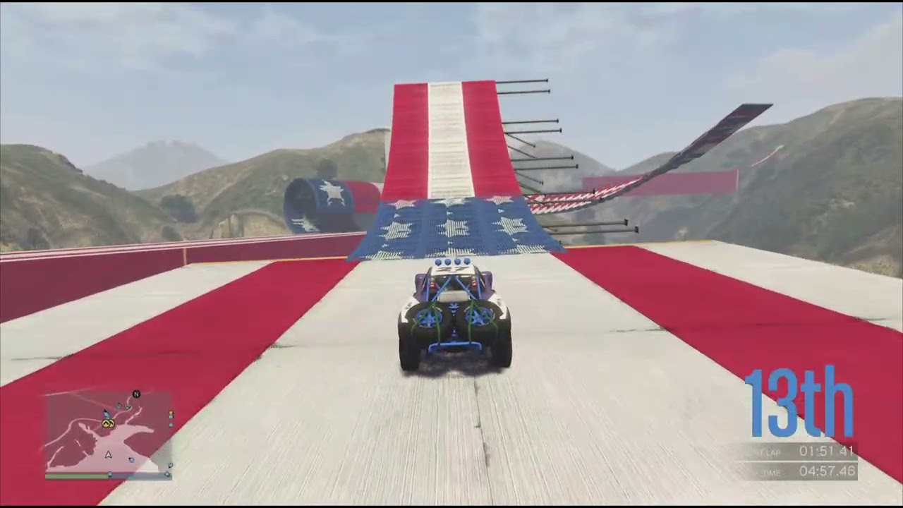 Patriotic Trophy Truck (Rally Raid #28) by TAZMANIAX_YT