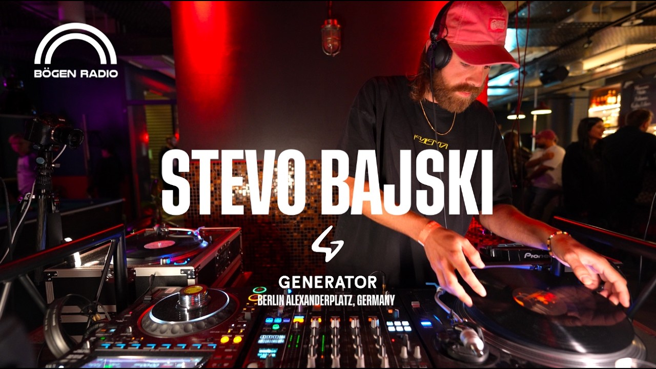Stevo Bajski All Vinyl House DJ Set from Berlin Germany | Generator Sessions, Alexanderplatz