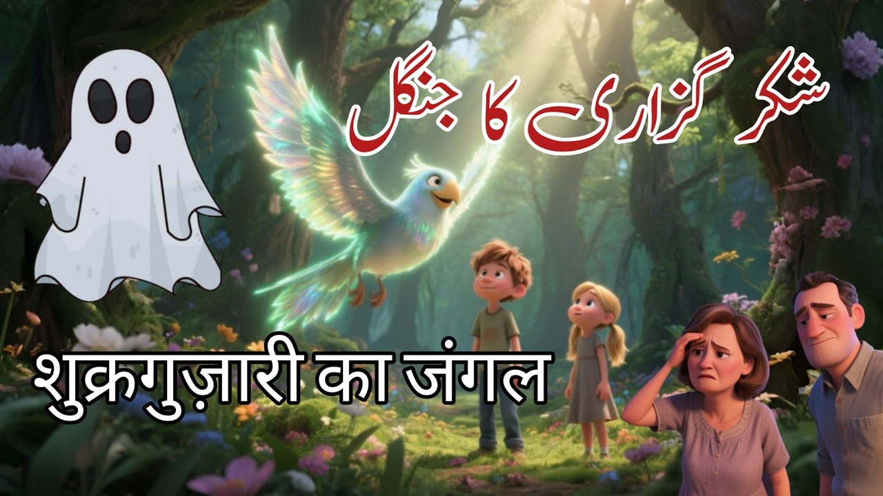 Shukarguzari ka Jungal | Kahani | Gratitude Moral Story Urdu/Hindi | Dream Stories | Cartoon