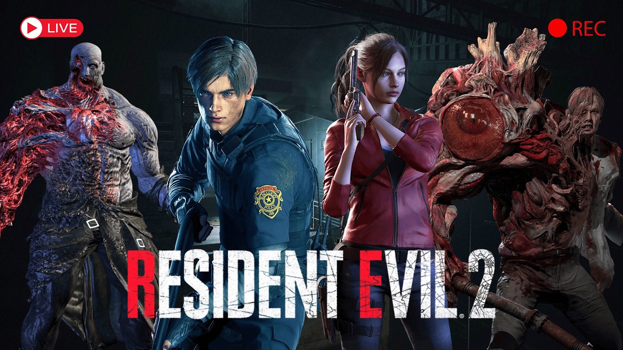 LIVE DE RESIDENT EVIL 2 REMAKE - LEON NO SEU PRIMEIRO DIA - SHORTS