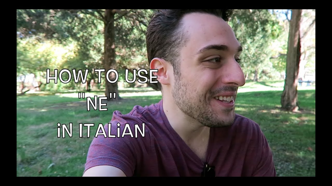 How to use NE in Italian