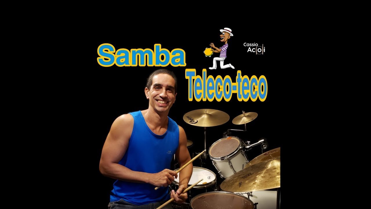 Samba na bateria - tradicional - telecoteco - aula de bateria