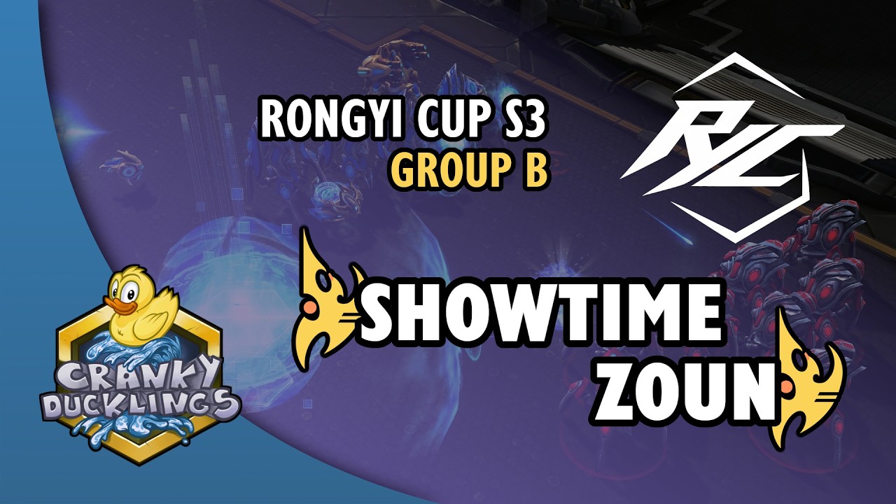 ShoWTimE vs Zoun - PvP | Rongyi Cup Season 3 - Group B | StarCraft 2 Tournament