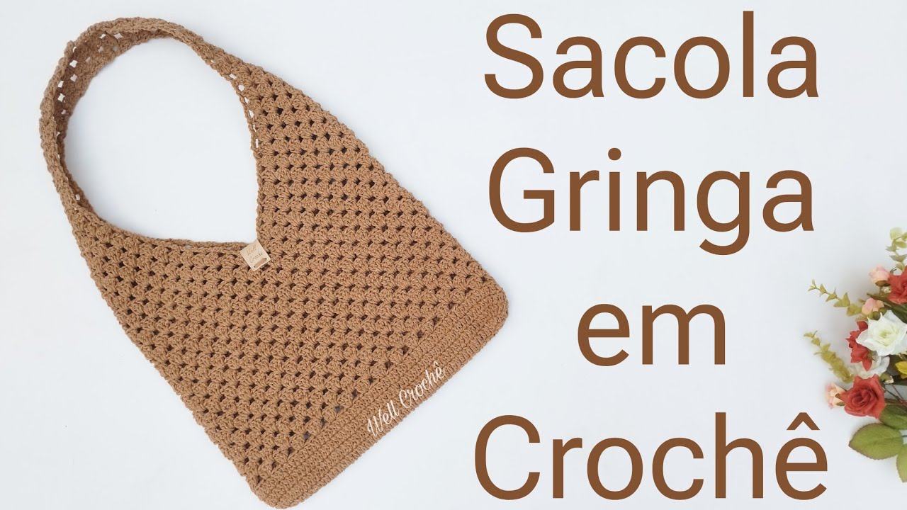 Sacola Gringa em Crochê