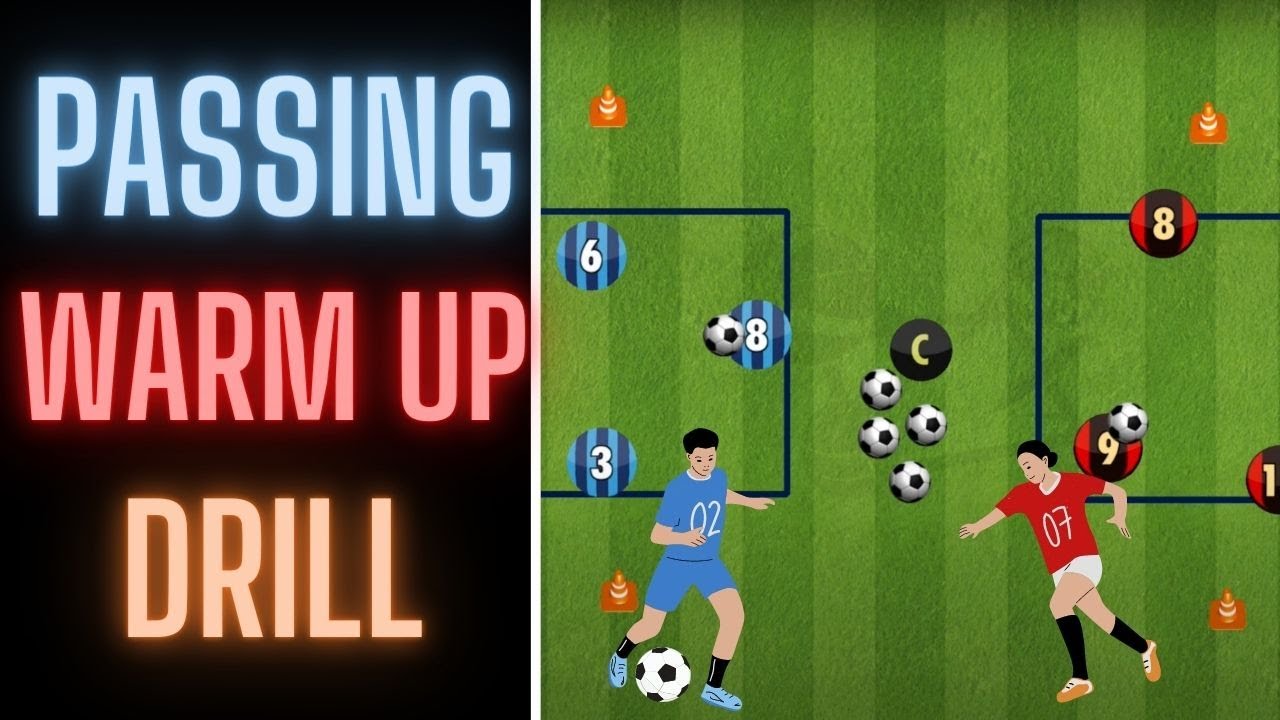 Разминка с пасом | U8, U9, U10, U11 | Футбол