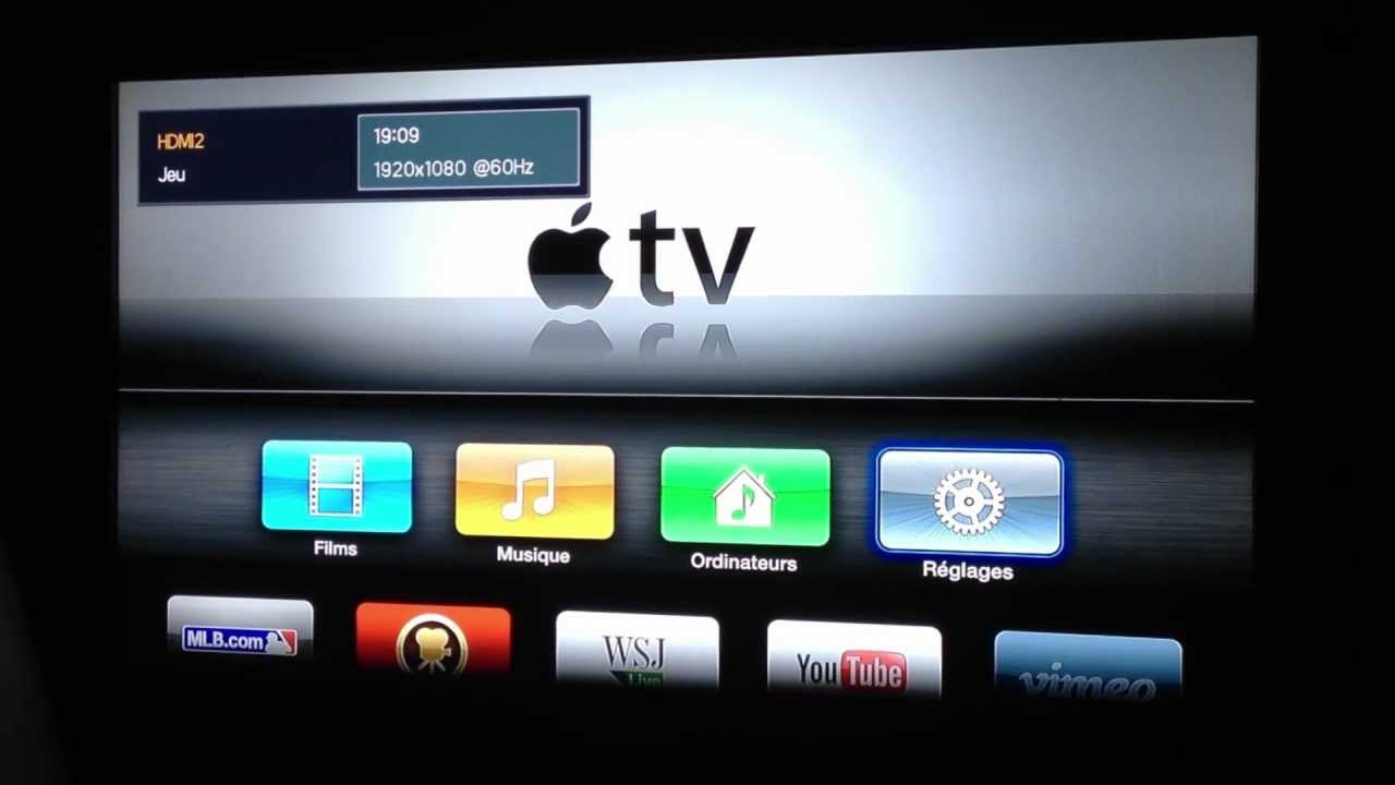 Test et configuration de l'Apple TV (3G) / AirPlay iPad et Partage iTunes