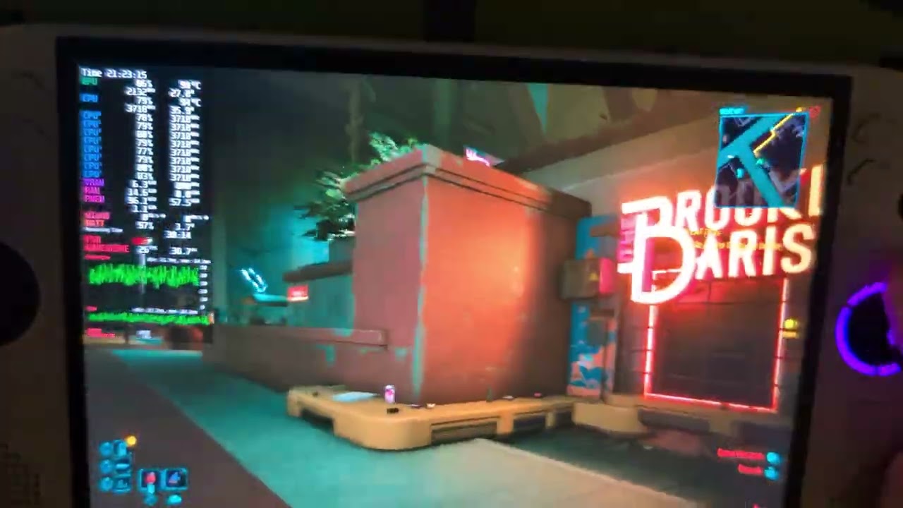 Legion Go S Z2 Go Lossless scalling 3x Cyberpunk 