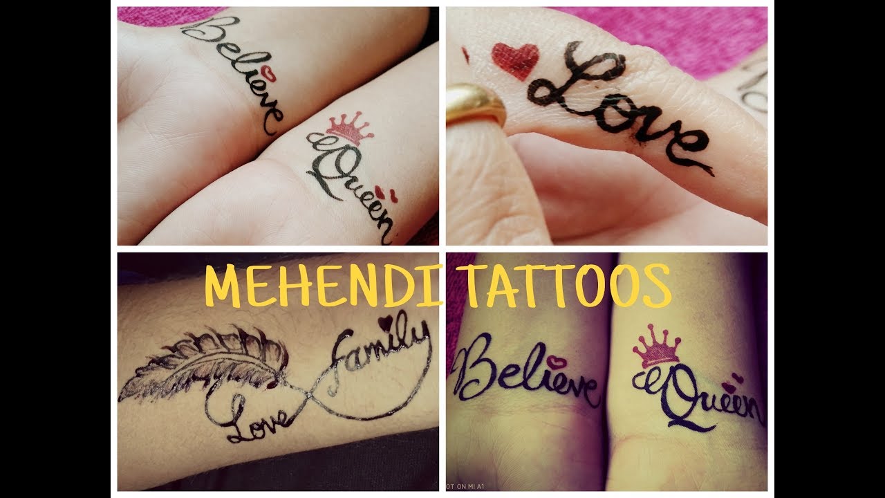 Stylish Tattoo mehndi designs | Easily Temporary Tattoo mehndi | 2018 | mehndi designs