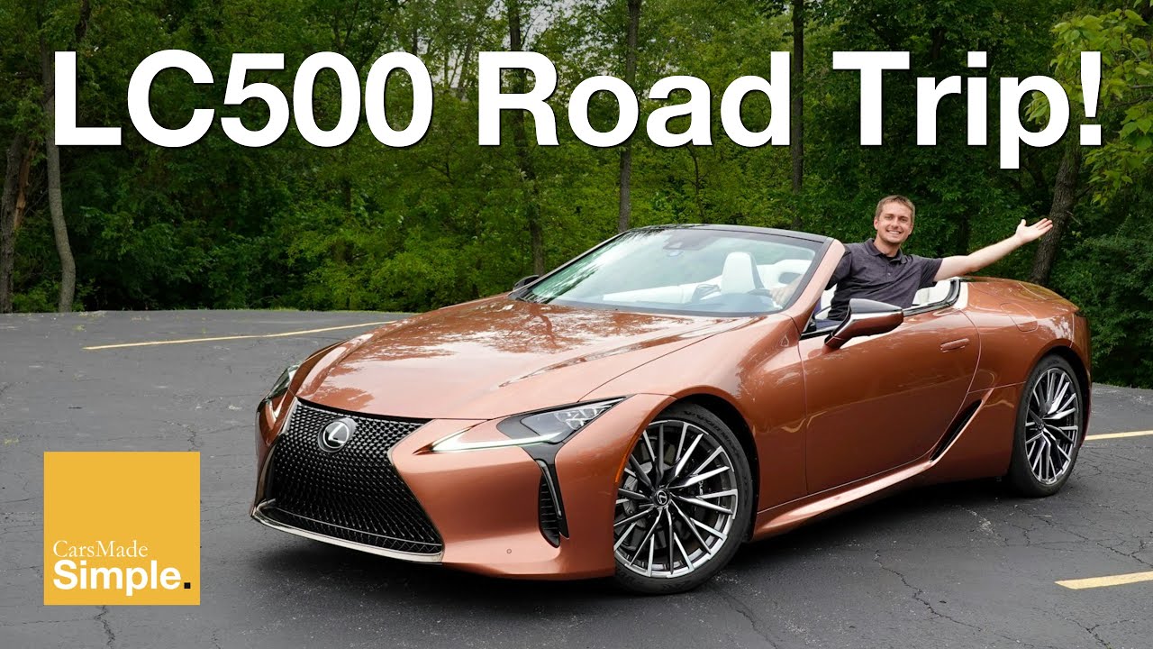 Taking the 2024 Lexus LC500 Convertible on a Road Trip | Top Down!
