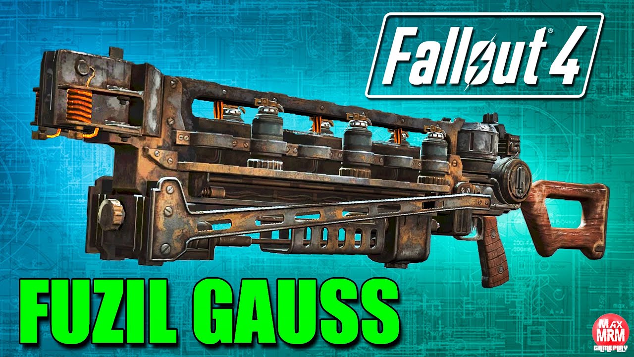 Fallout 4 - GAUSS RIFLE ( Como Pegar o RIFLE MAIS FORTE DO JOGO ) [ Fuzil Gauss ]