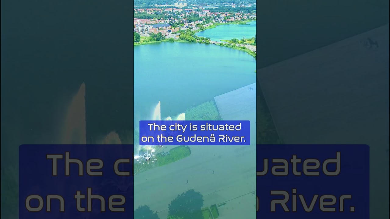 Silkeborg From Above - Jutland - Jylland - 4K - Aerial Drone - 2023 - #shorts #silkeborg #denmark