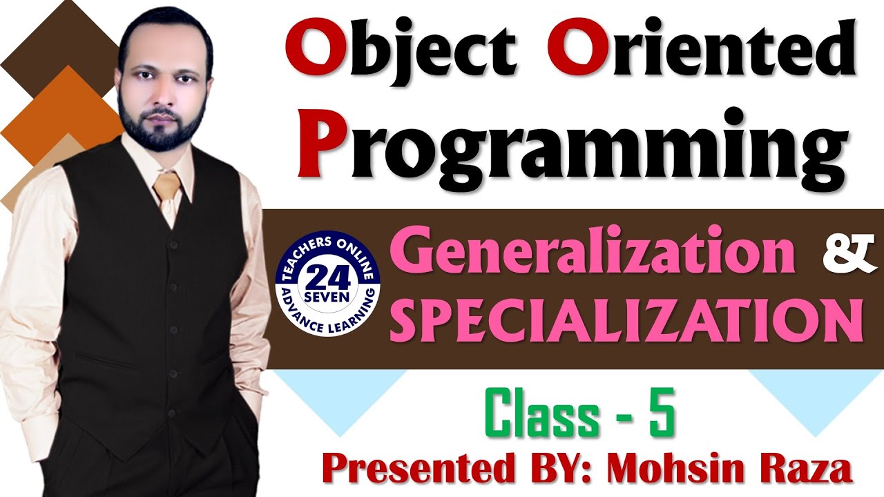 CS304 Short Lecture - 05 | VU Short Lecture | Generalization, Sub typing, Specialization in (Urdu)