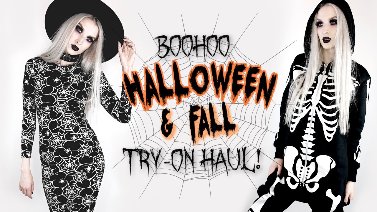 Halloween + Fall Boohoo Fashion Try-On!