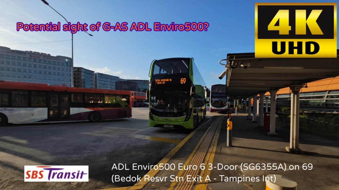 SBST ADL Enviro500 Euro 6 3-Door (SG6355A) on 69 (Bedok Resvr Stn Exit A - Tampines Int)