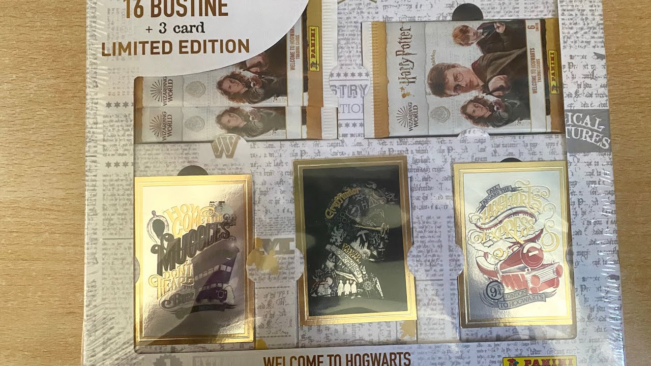 UNBOXING COFANETTO PATRONUS delle trading cards di Harry Potter - Welcome to Hogwarts