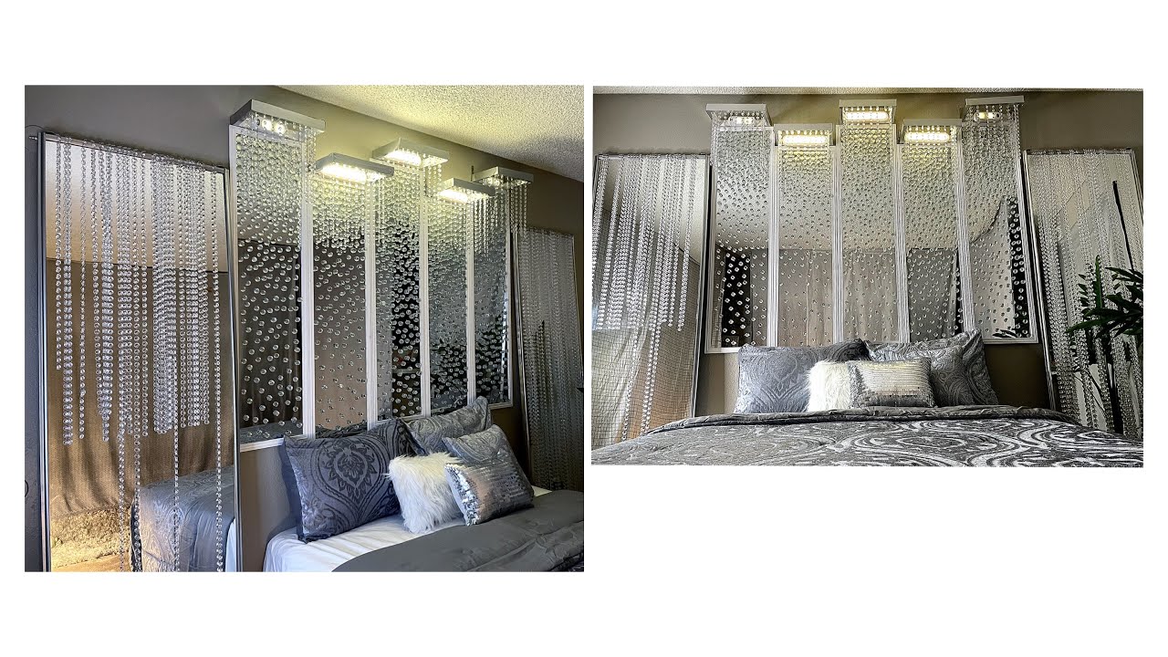 UNBELIEVABLE DIY RAINDROP 💧🌧 HEADBOARD DOLLAR TREE MARBLE DIY ~HEADBOARD IDEAS