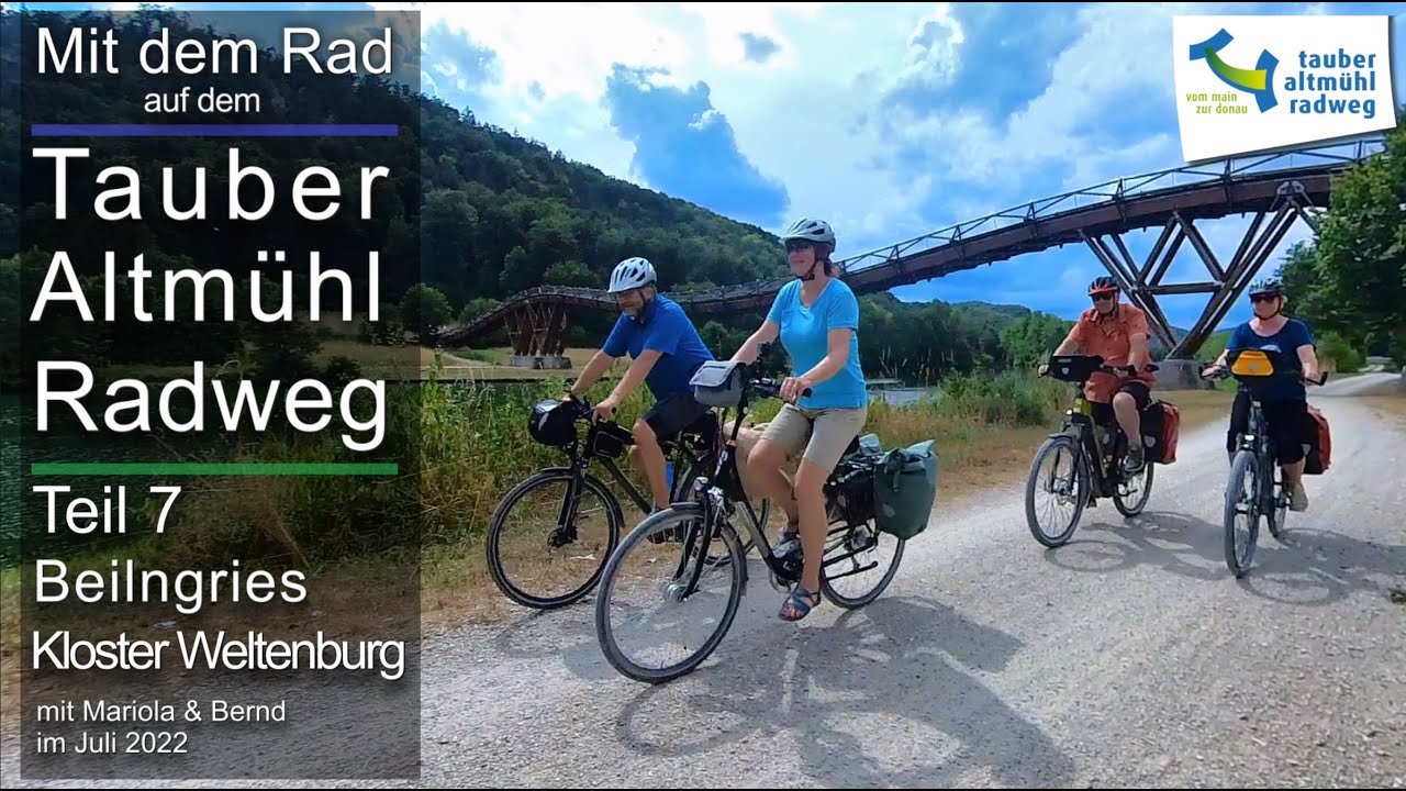 Tauber-Altmühl-Radweg | Teil 7 | Beilngries - Kloster Weltenburg