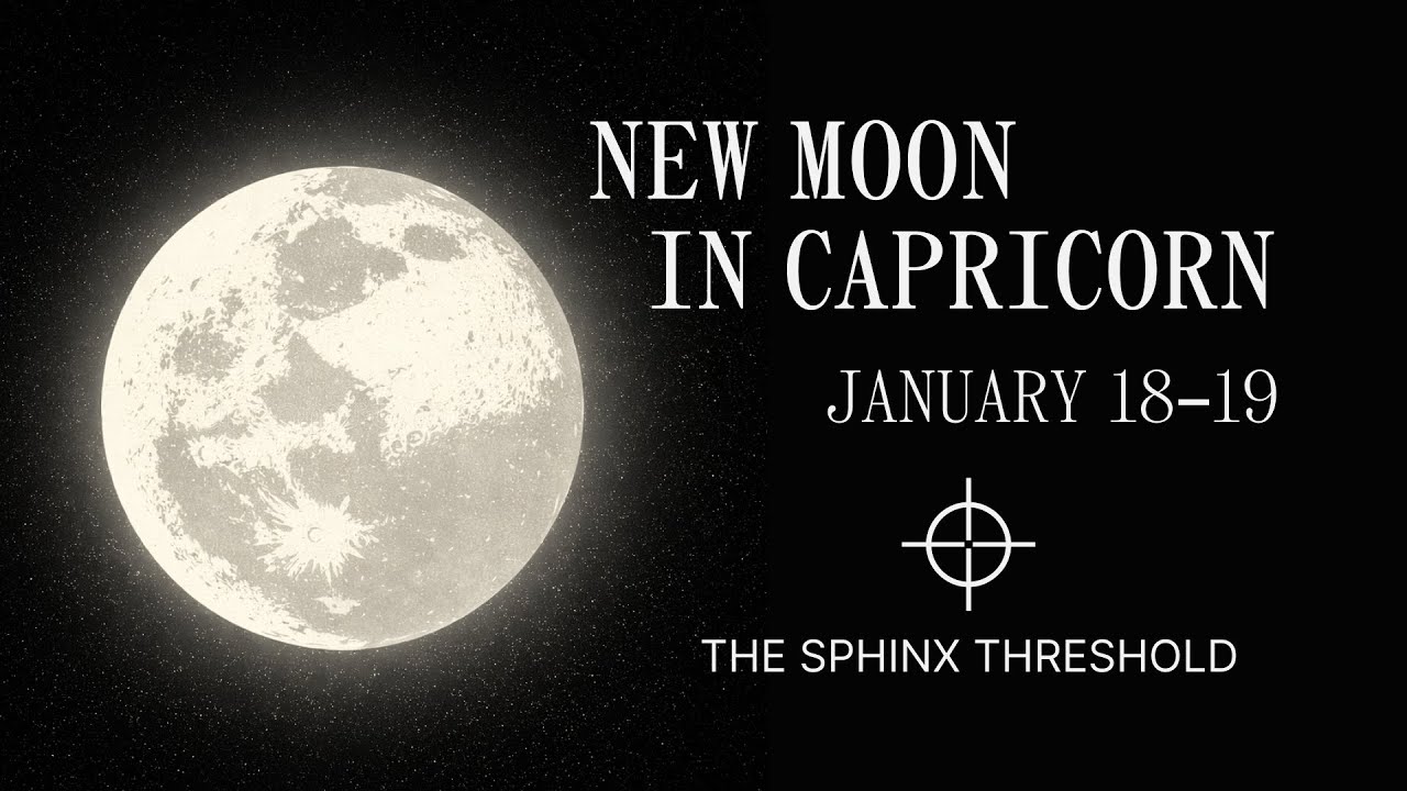 New Moon in Capricorn · January 18, 2026
