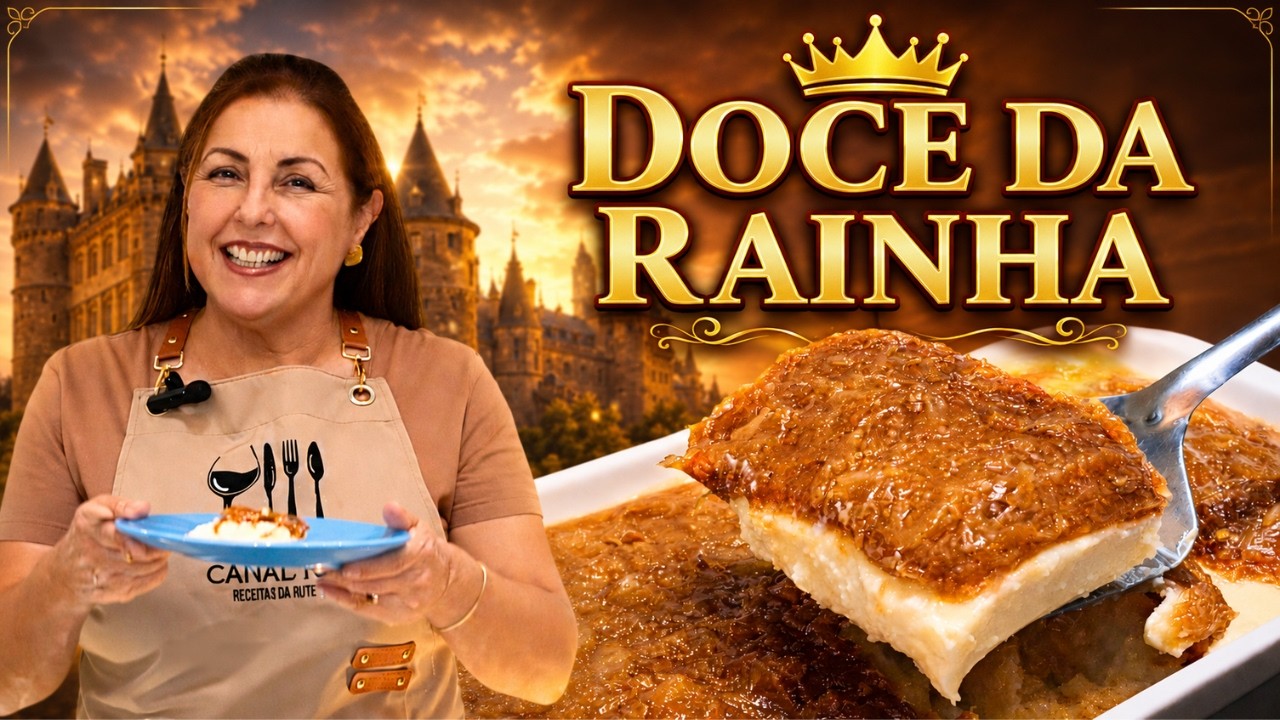 Este é o famoso DOCE DA RAINHA | Sobremesa simples com um sabor digno da realeza