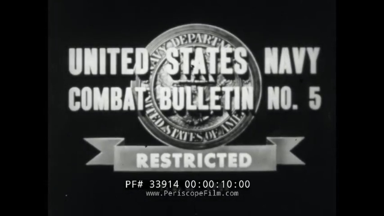 U.S. NAVY COMBAT BULLETIN NO. 5    V-E DAY  USS FRANKLIN ATTACKED 33914