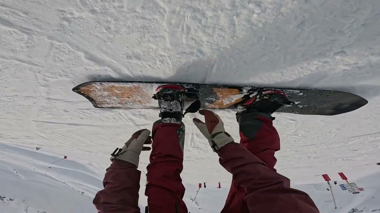 La Plagne jazda po stokach - styczeń 2025 #snowboard #laplagne