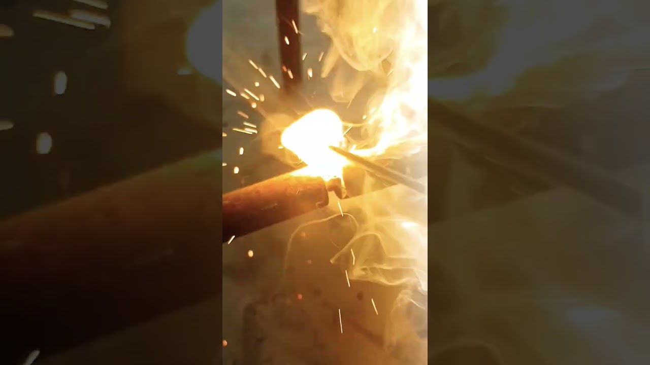 welding short #shorts #welder #welding #beginnerswelder #weldingtipsandtricks #stickweldingthinmetal