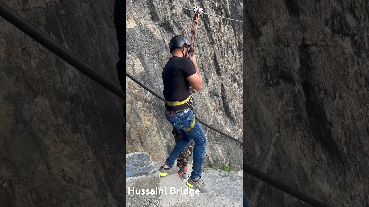 Hussaini Bridge ZipLine #hunzavalley #hunza