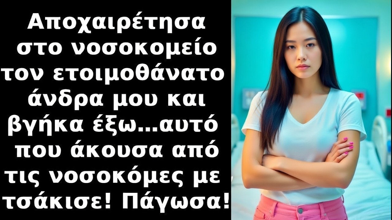 Αποχαιρέτησα τον ετοιμοθάνατο σύζυγό μου — έξω άκουσα νοσοκόμες να λένε…