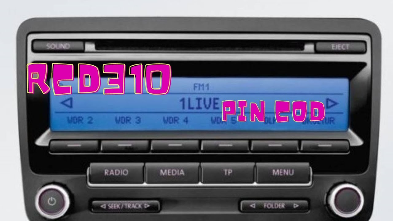 rcd310 pin code Установил и разблокировал